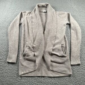 Barefoot Dreams Women's Cozy‎ Chic Lite Open Front Cardigan Sweater XS/S Beige